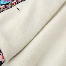 Carregar imagem no visualizador da galeria, Casaco feminino de algodão com manga de sino floral
