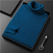 Carregar imagem no visualizador da galeria, Suéter masculino de caxemira premium de cor sólida
