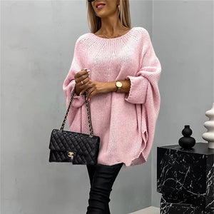 CAMISOLA DE MALHA PONCHO COM PESCOÇO