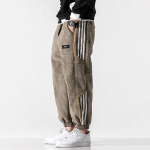 Calça jogger streetwear de lã