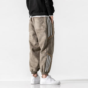 Calça jogger streetwear de lã