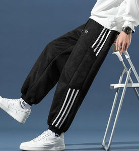 Calça jogger streetwear de lã